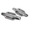 FRONT Pair LH+RH OUTER Door Handle Chrome For Holden Rodeo / Colorado / DMAX