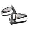 Door Mirror Electric (Long Flasher Chrome) With Auto Fold (SET LH+RH)