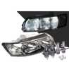 Head Light AM (Black) - No Projector + LED Globes (SET LH+RH)