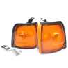 Corner Light Amber (Black Edge) (SET LH+RH)