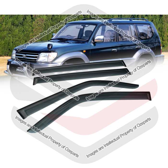 Toyota prado deals window shields