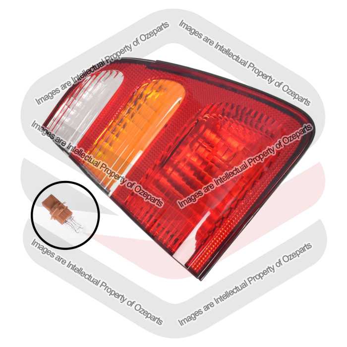 LH Left Tailgate Light Inner Tail Lamp For Toyota Landcruiser J100 1998~2002