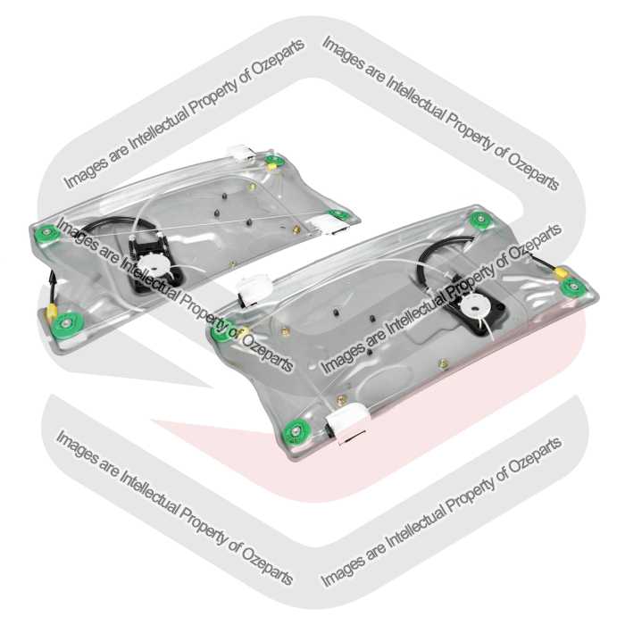 FRONT Pair LH+RH Window Regulator No Motor For Land Rover Freelander 2006~2014