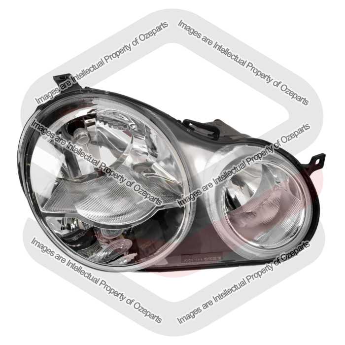 RH RHS Right Hand Head Light Lamp Twin Round For VW VolksWagen Polo 9N 02~05