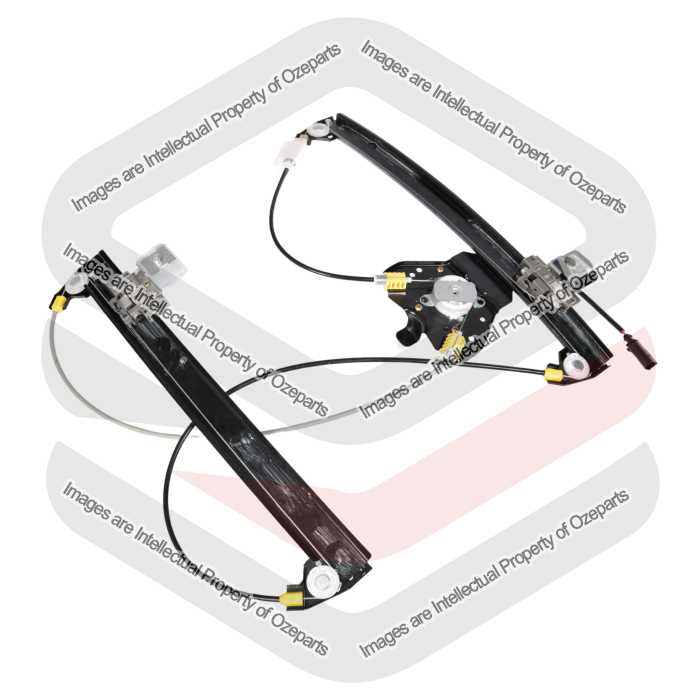 Ozeparts Fits BMW 3 Series E46 1999~2005 Convertible / Coupe | Electric Power Door Window Regulator (With 2 Pin Motor) | LH Left (Passenger)