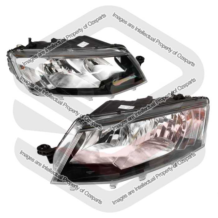 Pair LH+RH Head Light Lamp For SKODA Octavia NE Series 1 Hatch Wagon 13~17