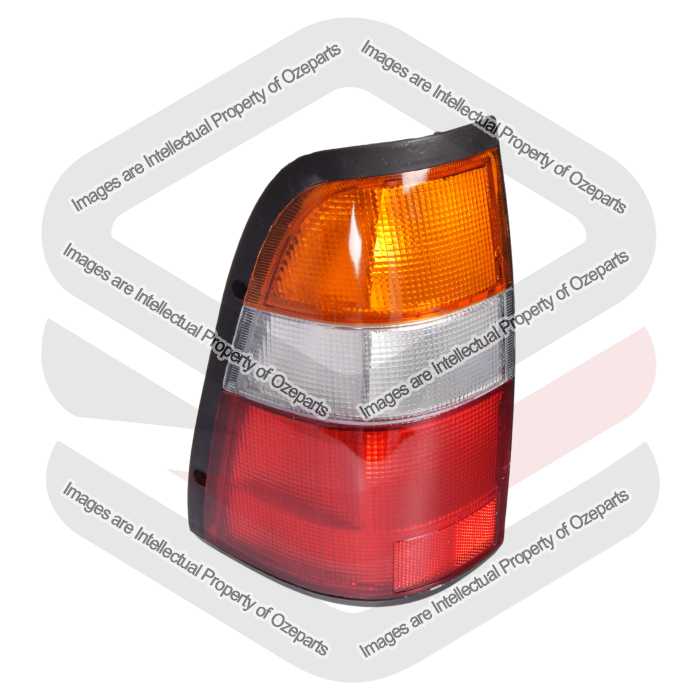 Tail Light Ute (Amber White Red) - Without Globes