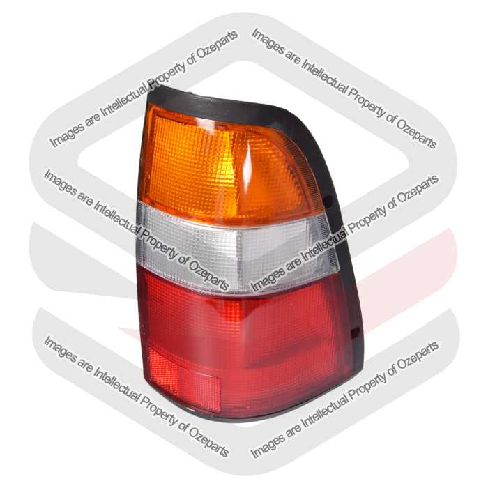 Tail Light Ute (Amber White Red) - Without Globes