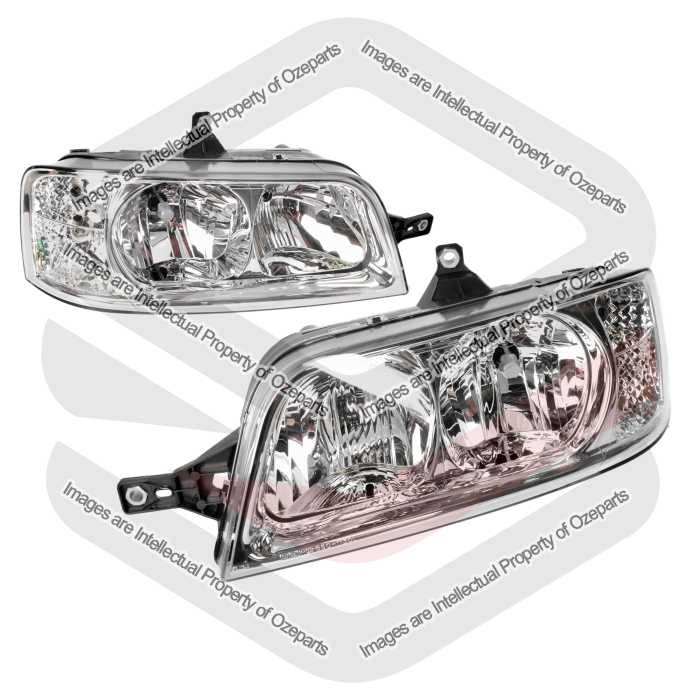 DEPO Fits Fiat Ducato Van Gen 2 2002~2007 | Headlights Head Lights Front Lamps | Pair of LH LHS Left Hand (Passenger) + RH RHS Right Hand (Driver)