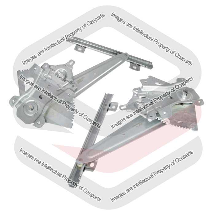 REAR Pair LH+RH Electric Window Regulator For Mitsubishi Outlander ZG ZH 06~12