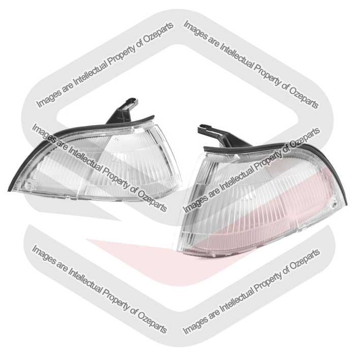 Set / Pair LH+RH Corner Light Indicator Lamp For Toyota Corolla AE94 1991~1994