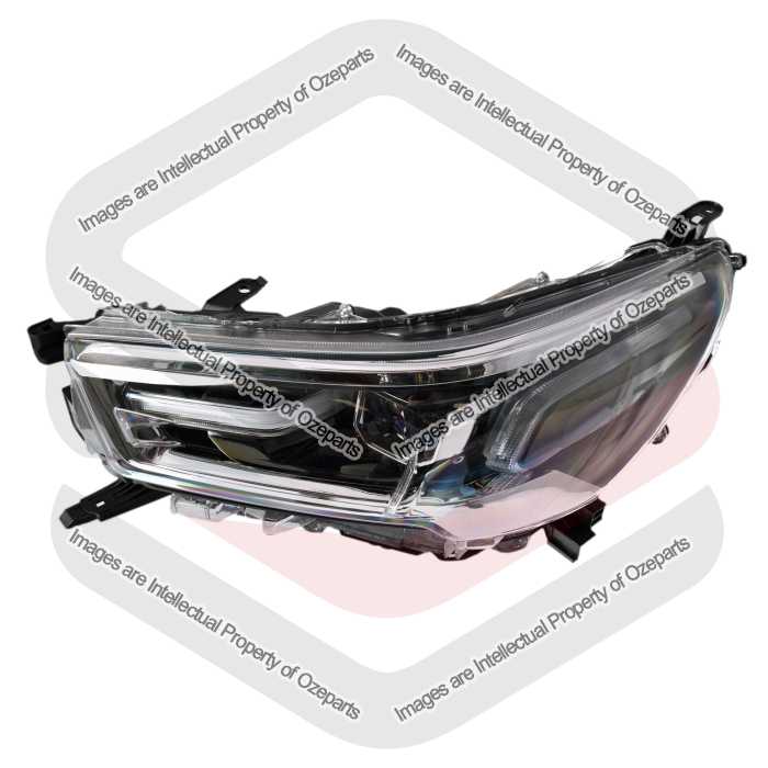 LH Left Head Light Front Lamp LED Chrome For Toyota Hilux Ute 2020~On SR5