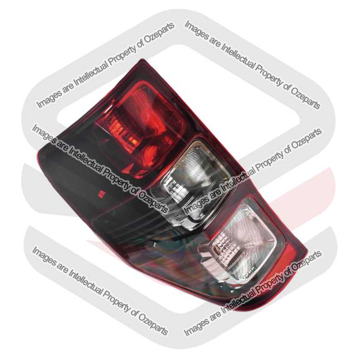 Ozeparts Fits Ford Ranger PX Series 1 & 2 & 3 UTE ( Wildtrak ) 2011~2022 | Taillight Tail Light Rear Lamp (Gloss Black) | LH LHS Left Hand (Passenger)