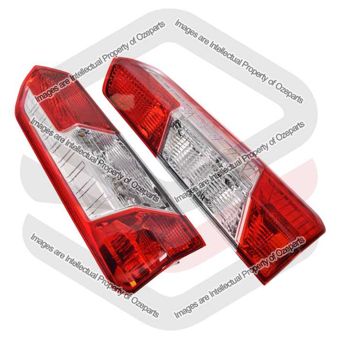 Ozeparts Fits Ford Transit Van VO Series 1&2 2014~On | Taillights Tail Lights Rear Lamps | Pair of LH Left (Passenger) + RH Right (Driver)