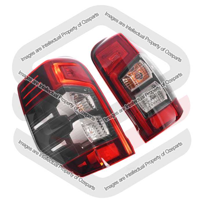 Pair LH+RH Tail Light Rear Lamp LED For Mitsubishi Triton MR 2018~2023 GLS GSR