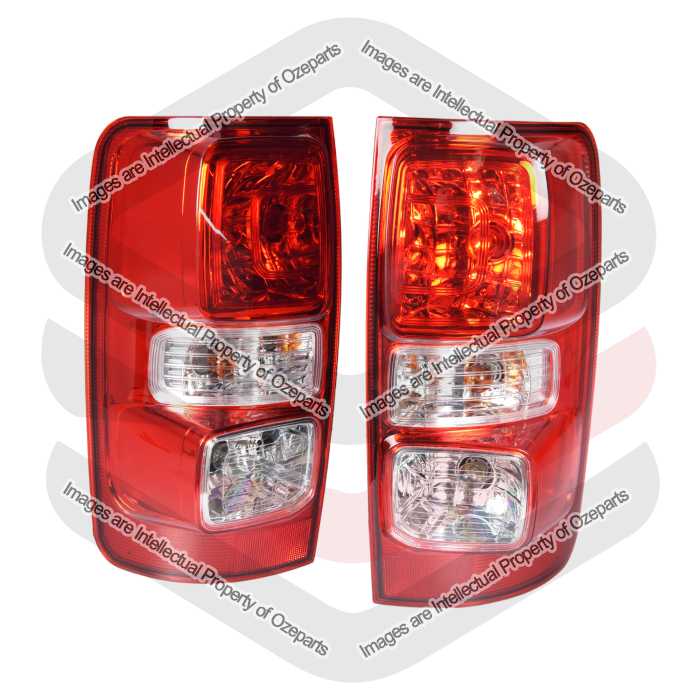 Ozeparts Pair LH+RH Tail Light Lamp No LED For Holden Colorado Ute RG 2012~2020