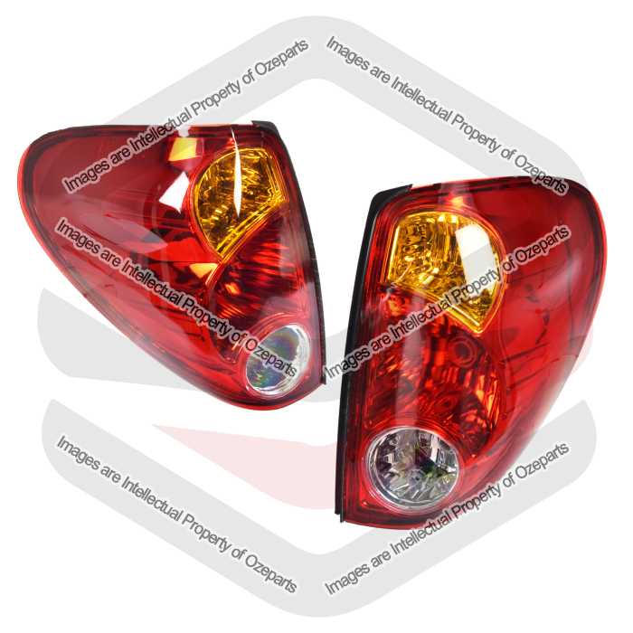 Ozeparts Pair LH+RH Tail Light Rear Lamp For Mitsubishi Triton ML MN 2006~2015