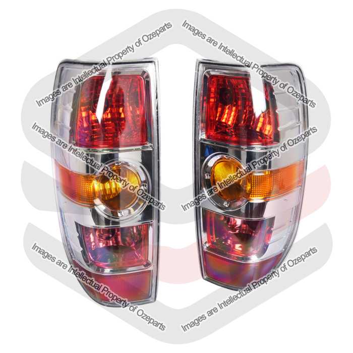 Ozeparts Pair LH+RH Tail Light Rear Lamp For Mazda BT50 BT-50 Ute UN 2008~2011