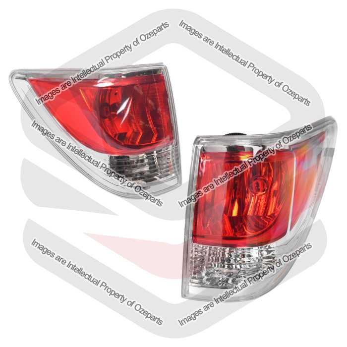 Ozeparts Pair LH+RH Upper Tail Light Rear Lamp For Mazda BT-50 Ute UP 2011~2015