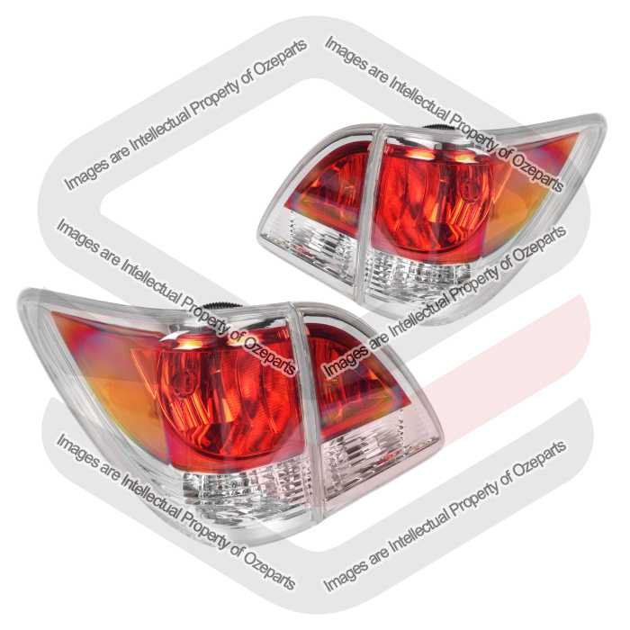 Set Pair LH+RH Upper Tail Light+Inner Tailgate Lamp For Mazda BT-50 UP 2011~2015