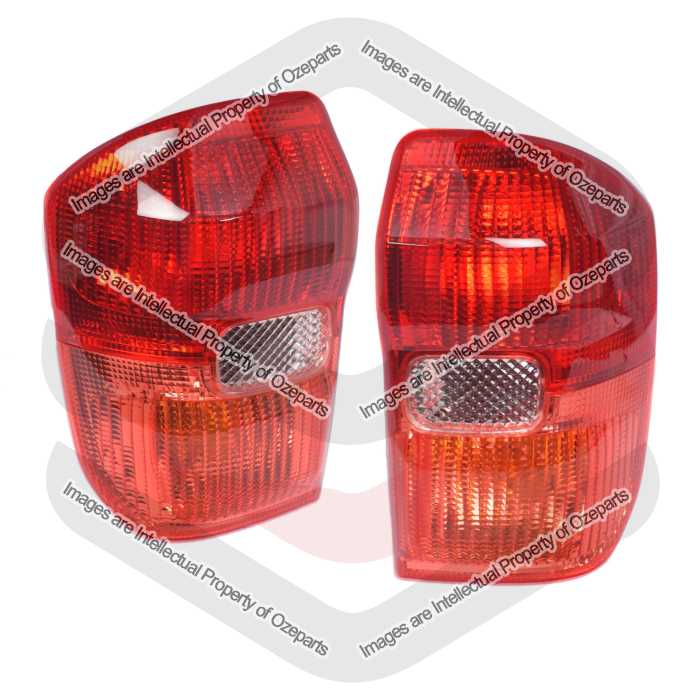 Pair LH+RH Tail Light Rear Lamp For Toyota RAV4 ACA20 Series 1 2000~2003