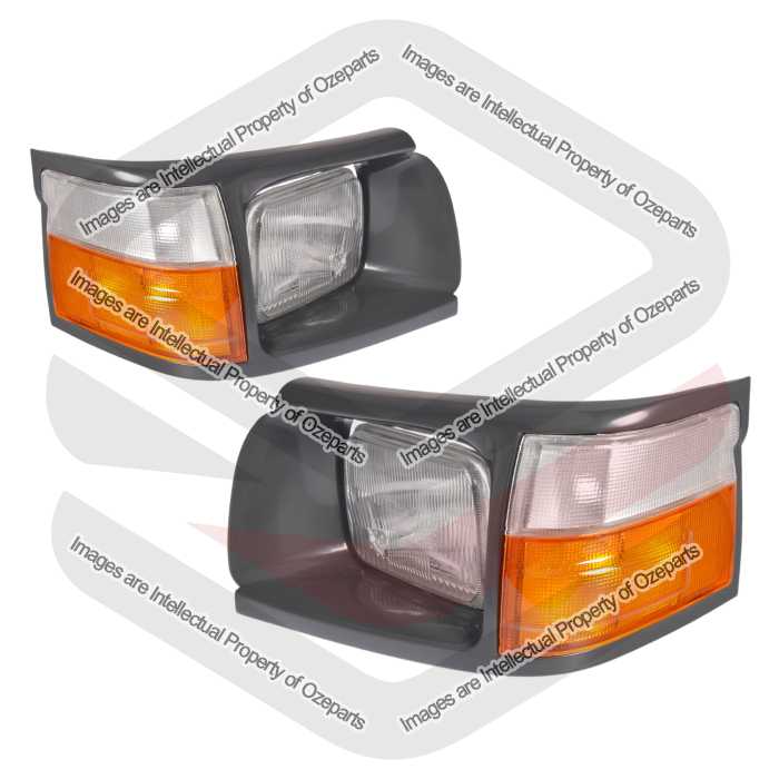 Head Light Rim + Corner Light + Head Light AM (1989.11~1993.08) (SET LH+RH)