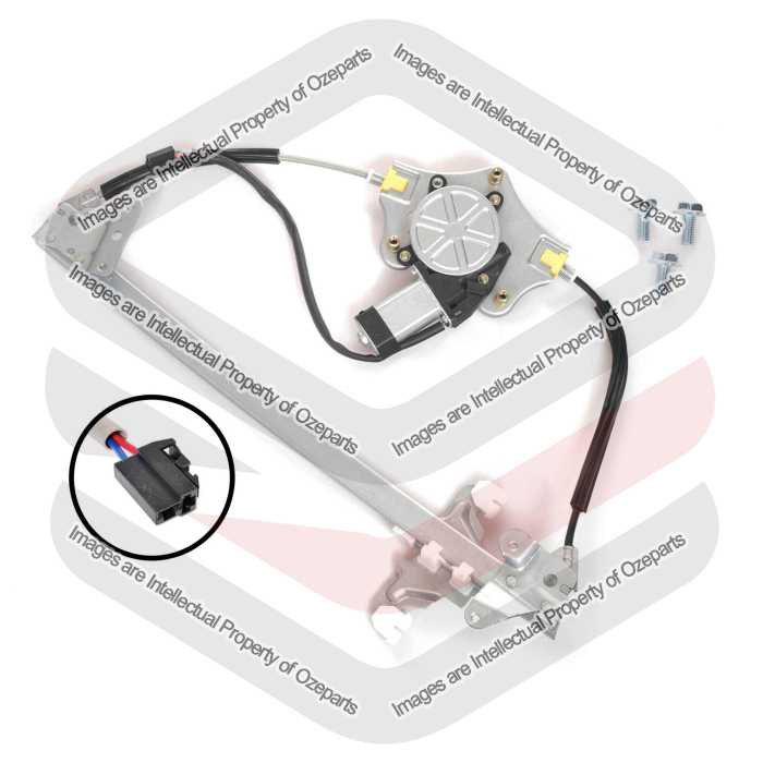 Door Window Regulator Front (Electric With Motor) - Ozeparts