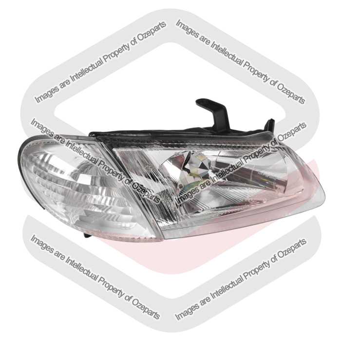 Head Light + Corner Light AM (Plastic Lens With Single Reflector) (SET 2)