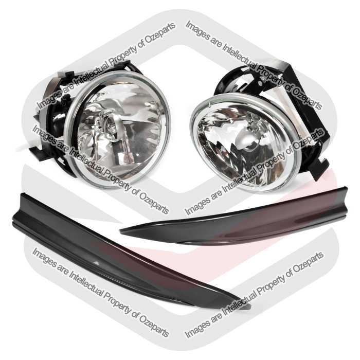 Bar Pod Front (Grey) + Fog Light - BF XR Only (SET 4)