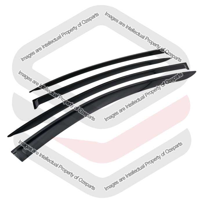 Door Window Visors - Sedan (SET 4)