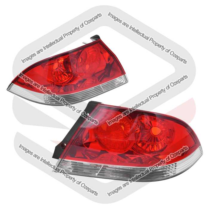 Tail Light AM (Twin Round 4 Globes) (Set LH+RH)