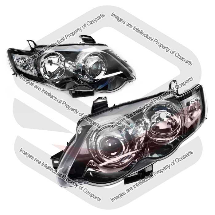 Head Light (Black) With Projector - FPV GS Only (SET LH+RH)