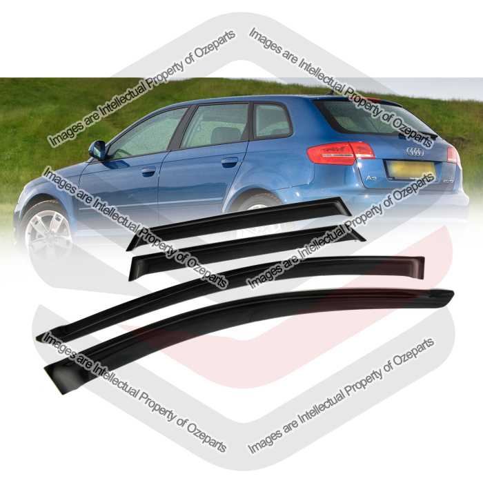 Door Window Visors - 5 Door Hatch (SET 4)