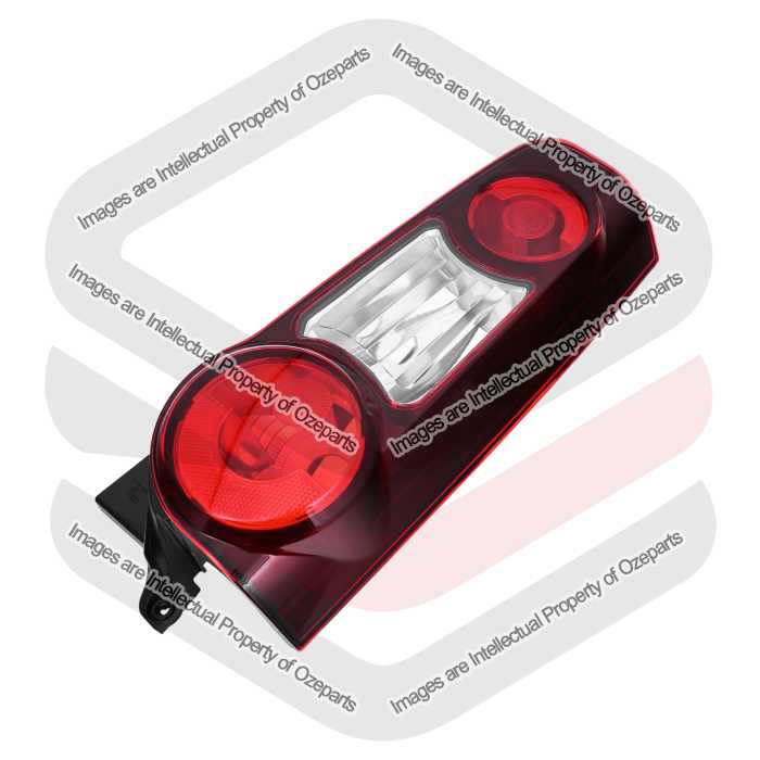 Tail Light AM (Barn Door Type) (Tinted Red) - Ozeparts