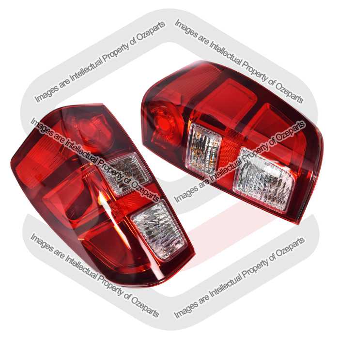 Pair LH+RH Taillight Tail Light Rear Lamp For Mazda BT50 BT-50 TF Ute 2020~On