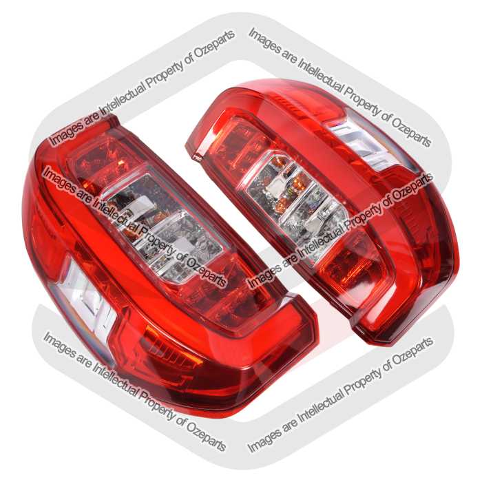 Pair LH+RH Tail Light Rear Back Lamp LED For LDV T60 SK8C Ute 2021~On PRO LUXE