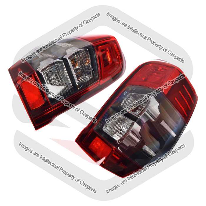 Ozeparts Pair LH+RH Tail Light Rear Lamp LED For Mitsubishi Triton MR 18~23 GLX