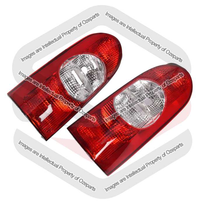 Pair LH+RH Taillight Tail Light Rear Lamp For Renault Master Van X70 2006~2010