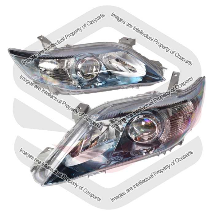 Pair LH+RH Head Light Front Lamp For Toyota Camry AHV40 Hybrid 2009~2011