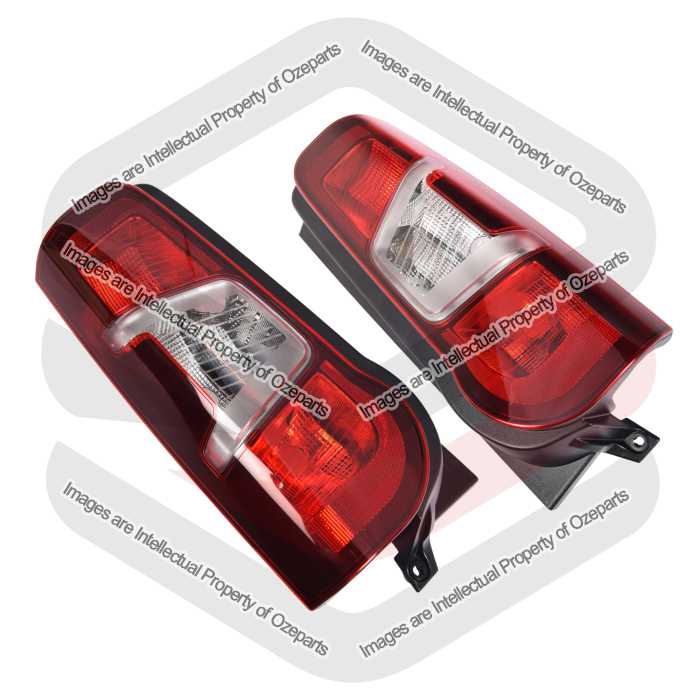 Pair LH+RH Tail Light Rear Lamp For Peugeot Partner City Pro K9 Van 2019~On