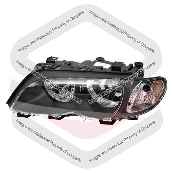 Head Light AM (Non Xenon) + Corner Light AM (Clear / Black) (SET 2)