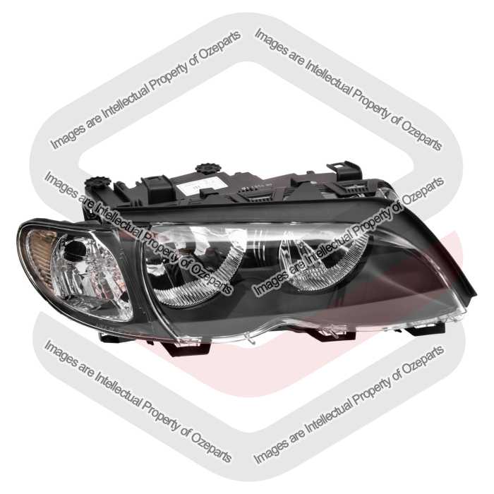 Head Light AM (Non Xenon) + Corner Light AM (Clear / Black) (SET 2)