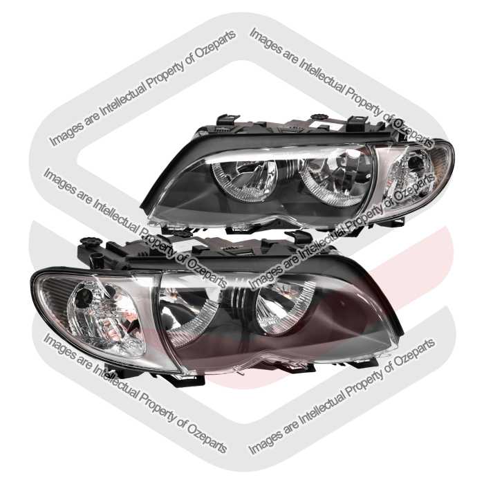 Head Light AM (Non Xenon) + Corner Light AM (Clear / Silver) (SET 4)