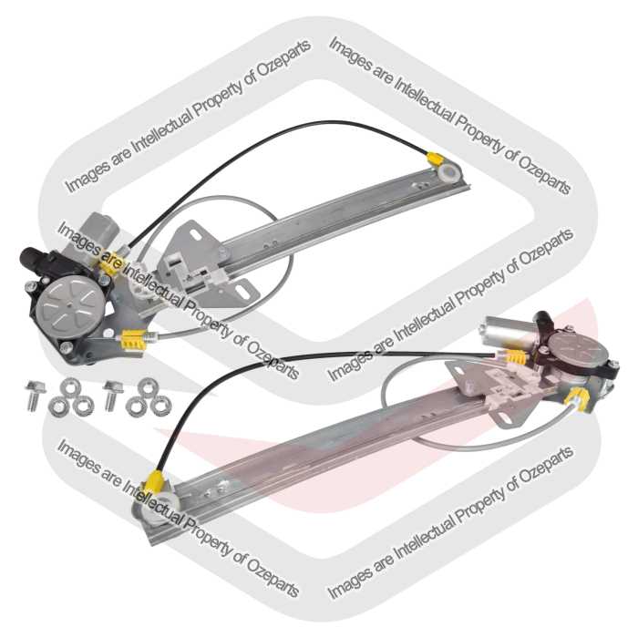 Door Window Regulator Rear (Electric With 2 Pin Motor) (SET LH+RH)