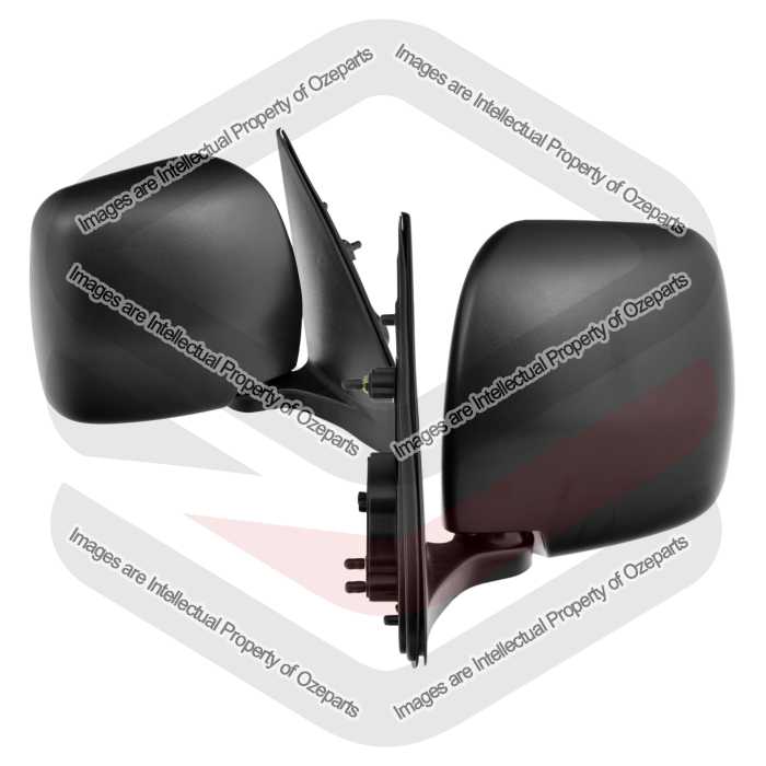 Door Mirror AM (Manual) Black (SET LH+RH)