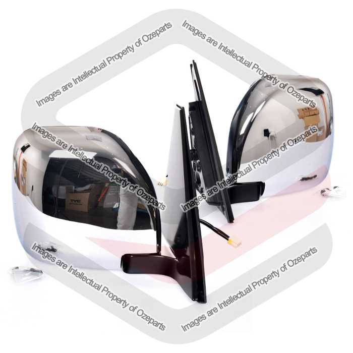 Door Mirror AM Electric (Chrome) (SET LH+RH)