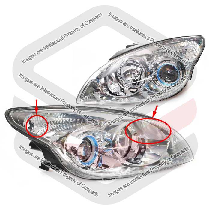 Head Light AM (12/07-07/09) (Set LH+RH)