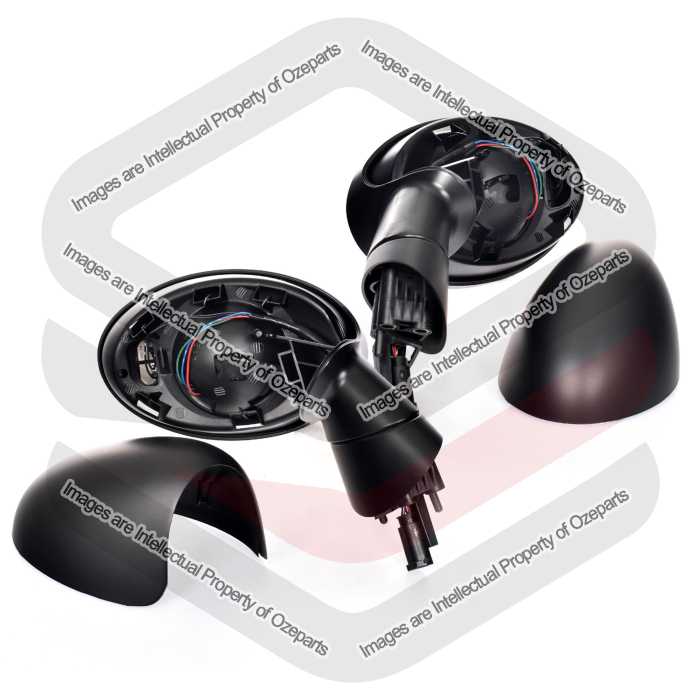 Door Mirror AM Electric (Black) (SET LH+RH)