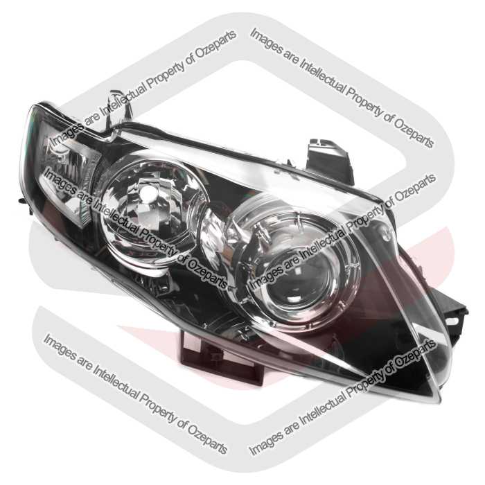 Head Light (Black) With Projector - FPV (No Parker Light Hole)