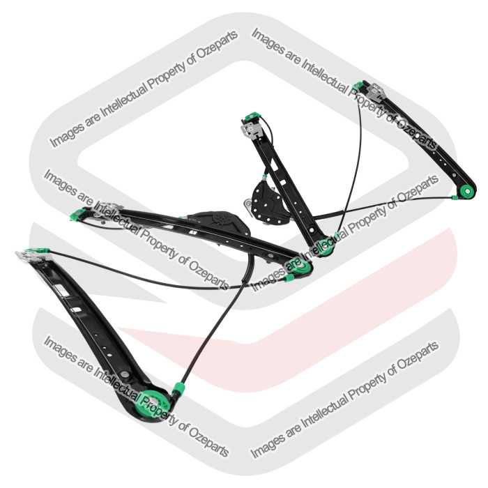 Door Window Regulator Front (Electric No Motor) (SET LH+RH)